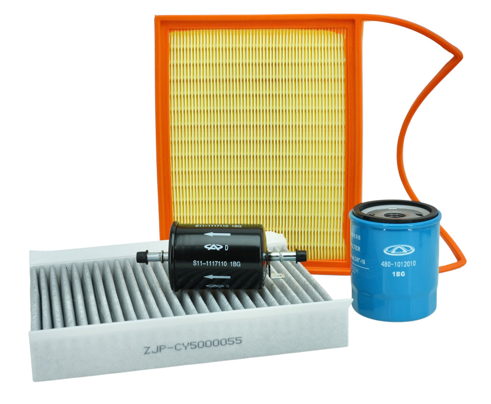 Kit de Filtros Mantencion Chery Tiggo 7 Pro Max 1.5 Hibrido PHEV